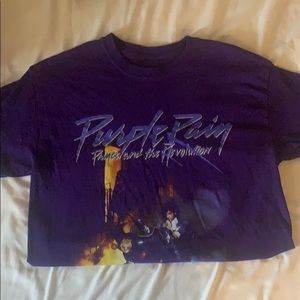 prince “purple rain” graphic tee